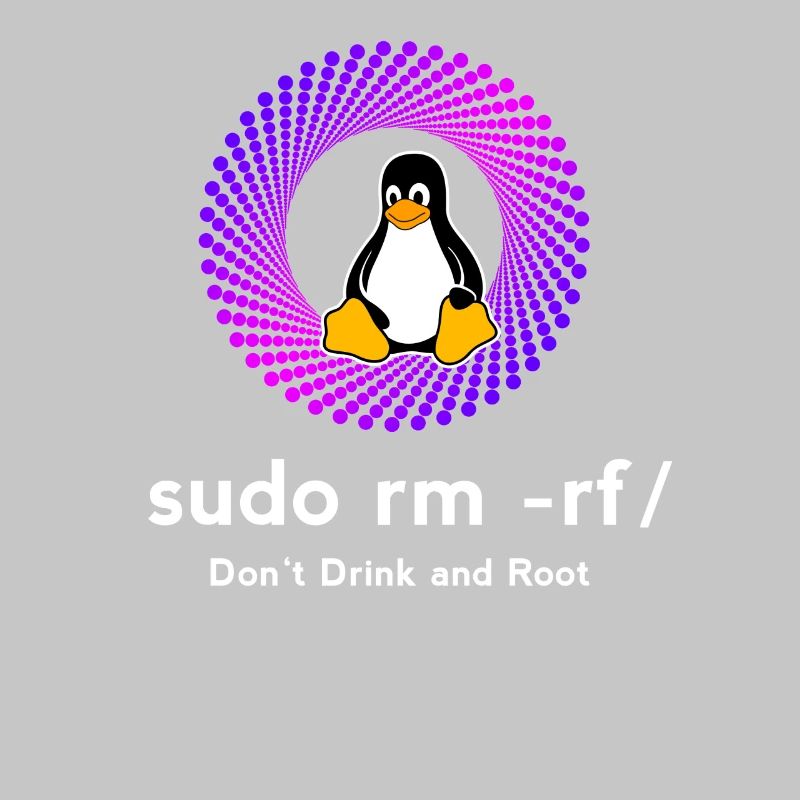 Computer Sys admin Pinguin Nerd pc sudo rm -rf cod