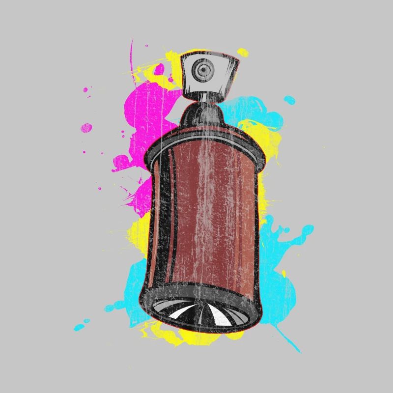 Graffiti Spraydose mit Spritzfarben