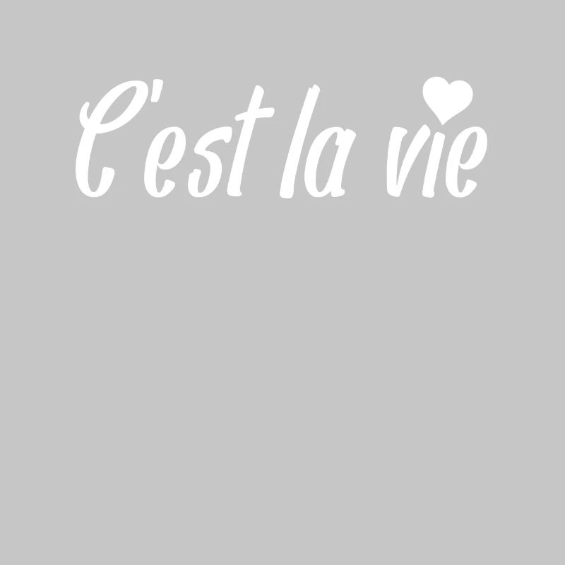 C’est la Vie Script mit Herz