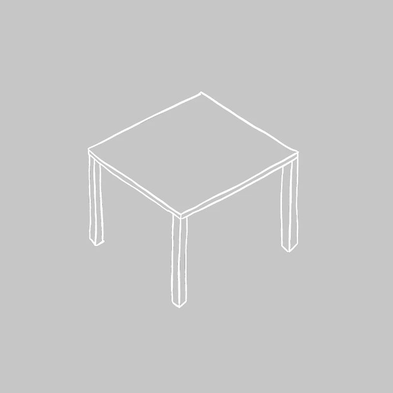 Table blanc