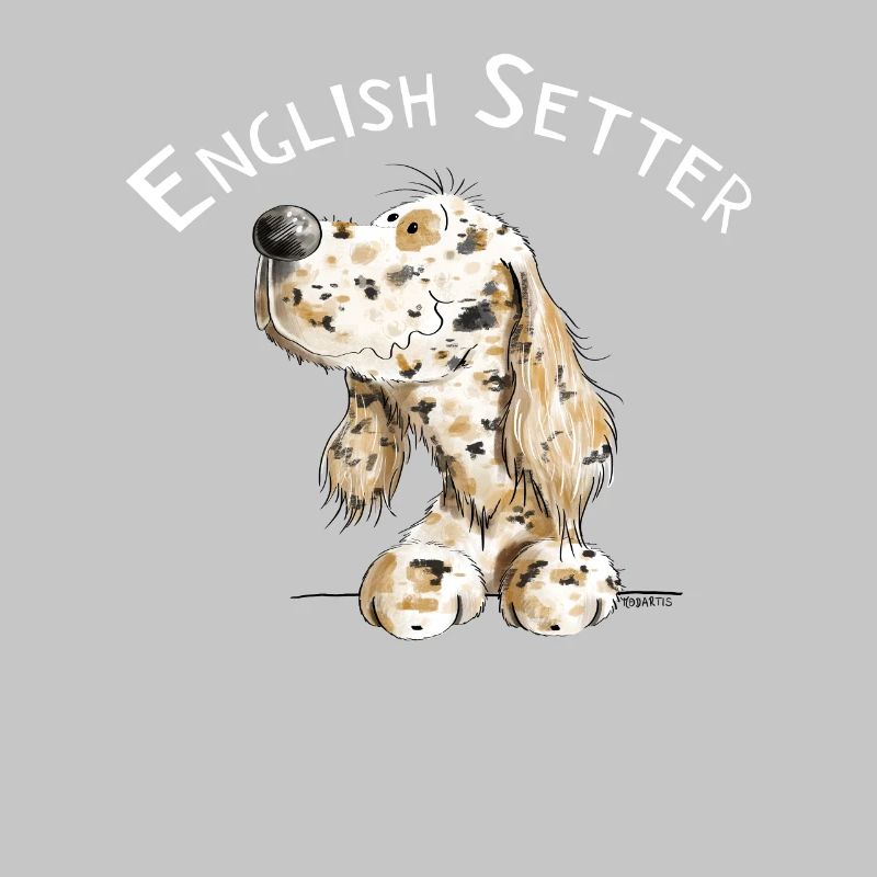 Englischer Setter I Hunde Comic Geschenk