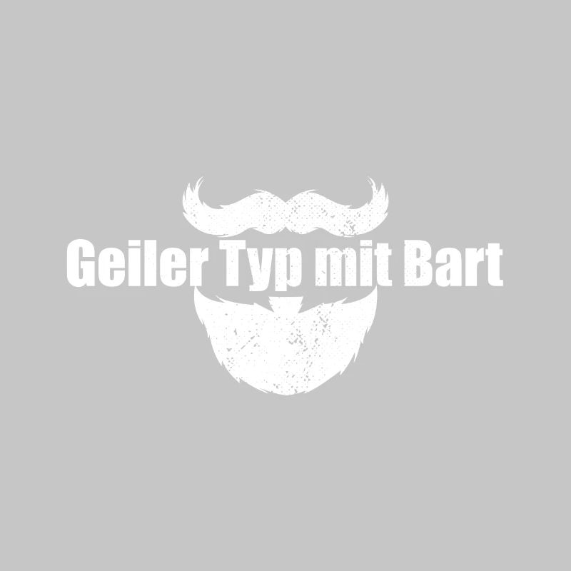 Geiler Typ Mit Bart Bartträger Barbier Vollbart