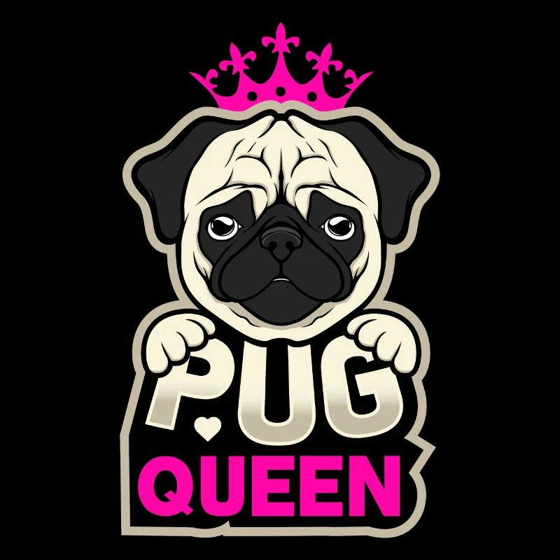 Mops Pug Queen