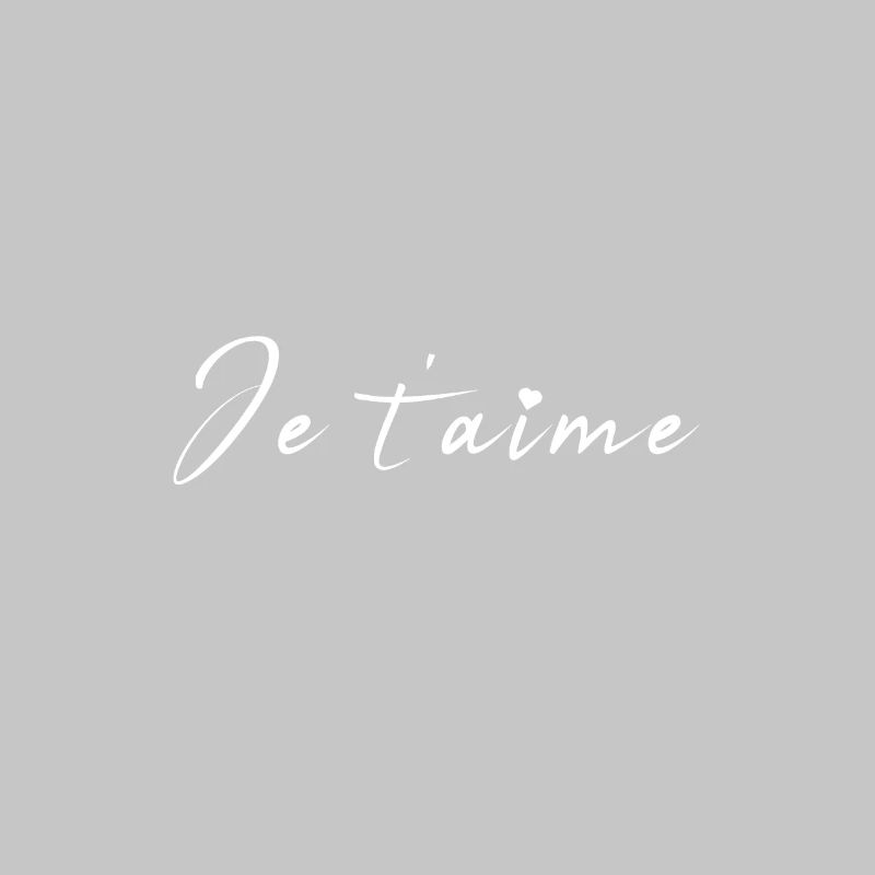 Je t’aime Script Romance
