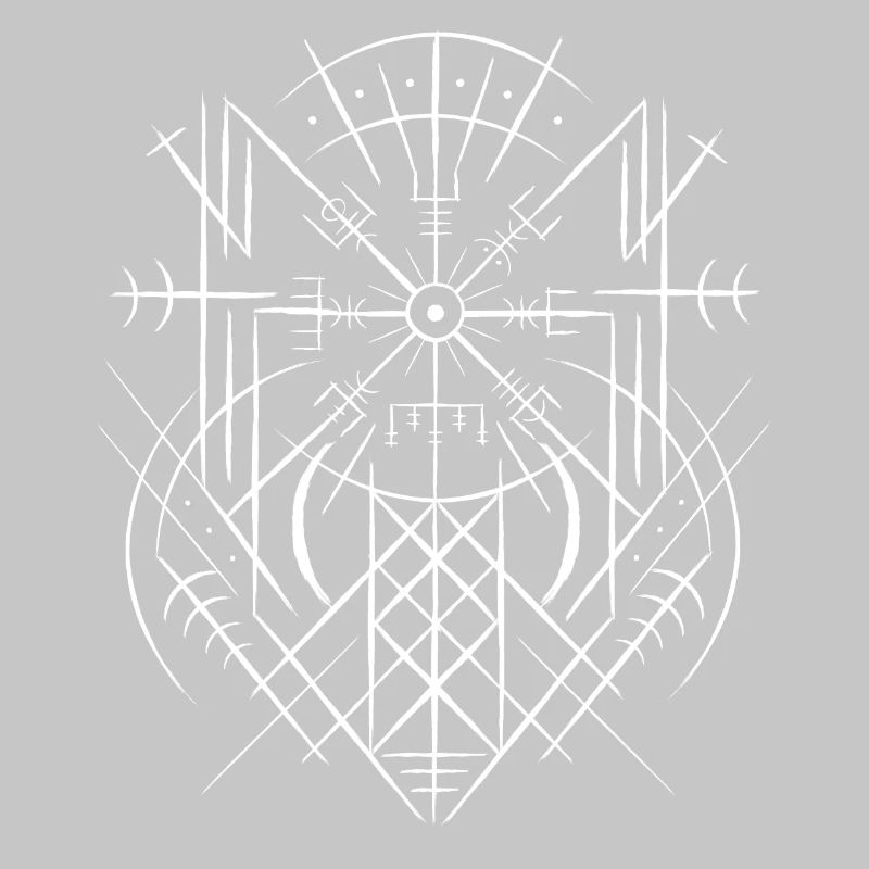 Vegvisir Runic Compass Celtes Viking Web Wyrd