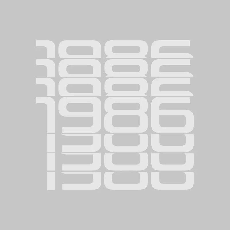 1986 Stack Digits Pattern