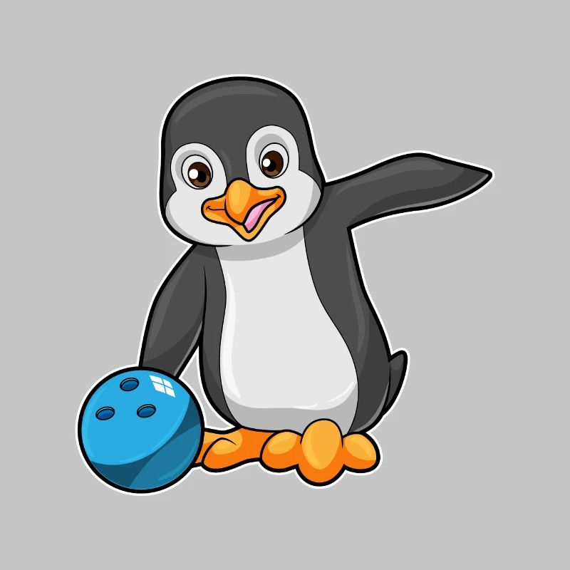 Penguin Bowling Boule de bowling