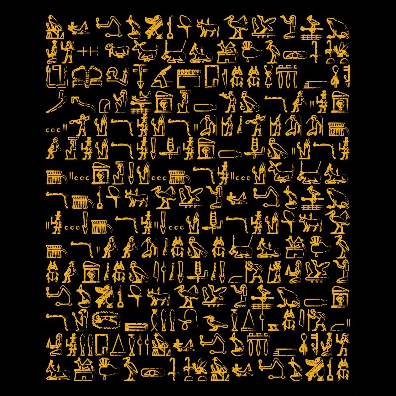 Hieroglyphics Orange