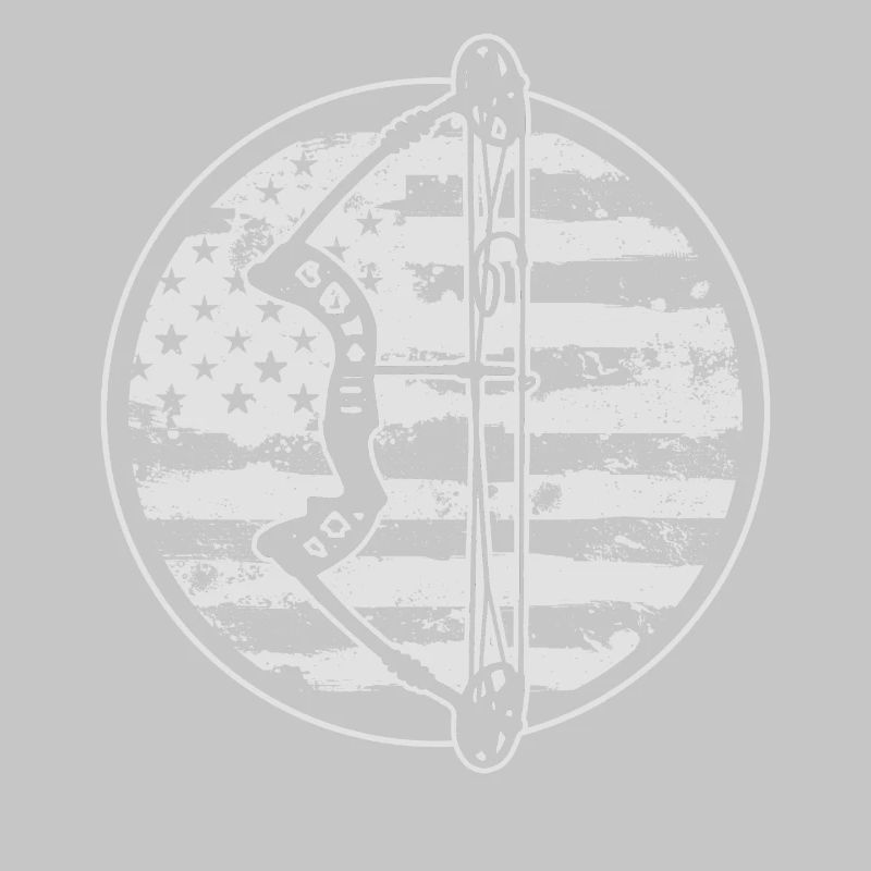 Tir à l’arc Archer Drapeau américain