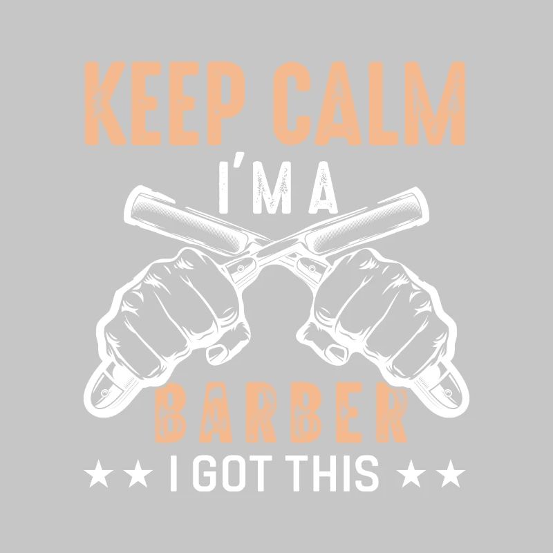 Funny Barber Quote Keep Calm Im A Barber