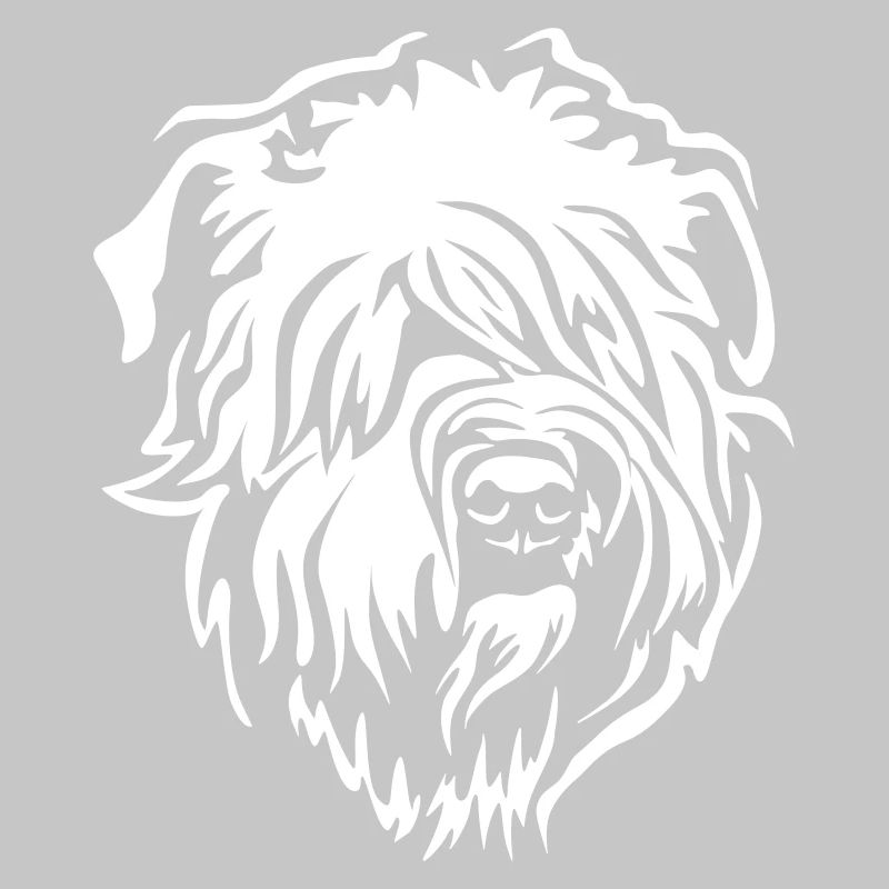 Wheaten Terrier Kopf "Black Edition"