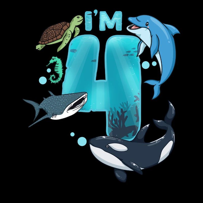 4. Geburtstag Meerestiere