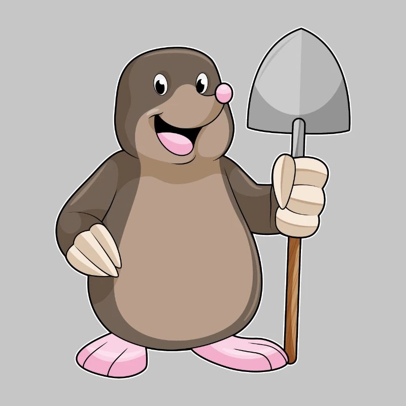 Mole Miner Shovel Mining