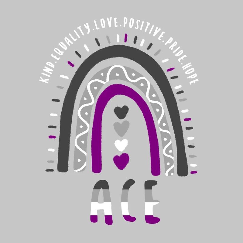 Ace Pride Boho Regenbogen