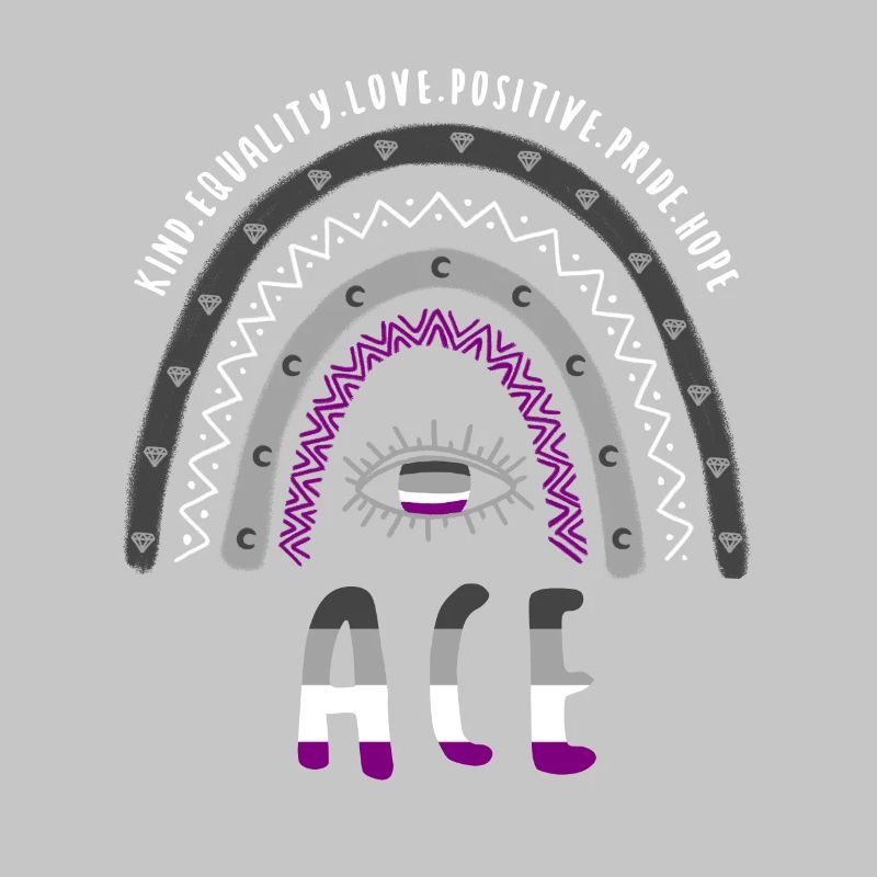 Boho Rainbow Ace Pride