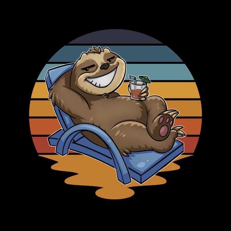 Vacances sloth Holidaymaker