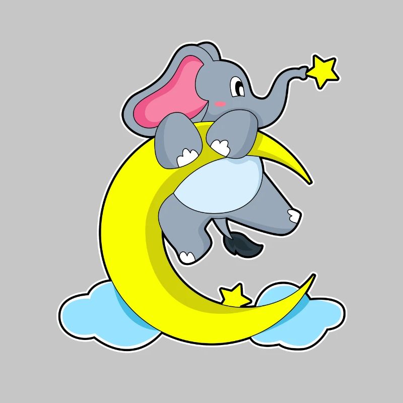 Lune éléphant