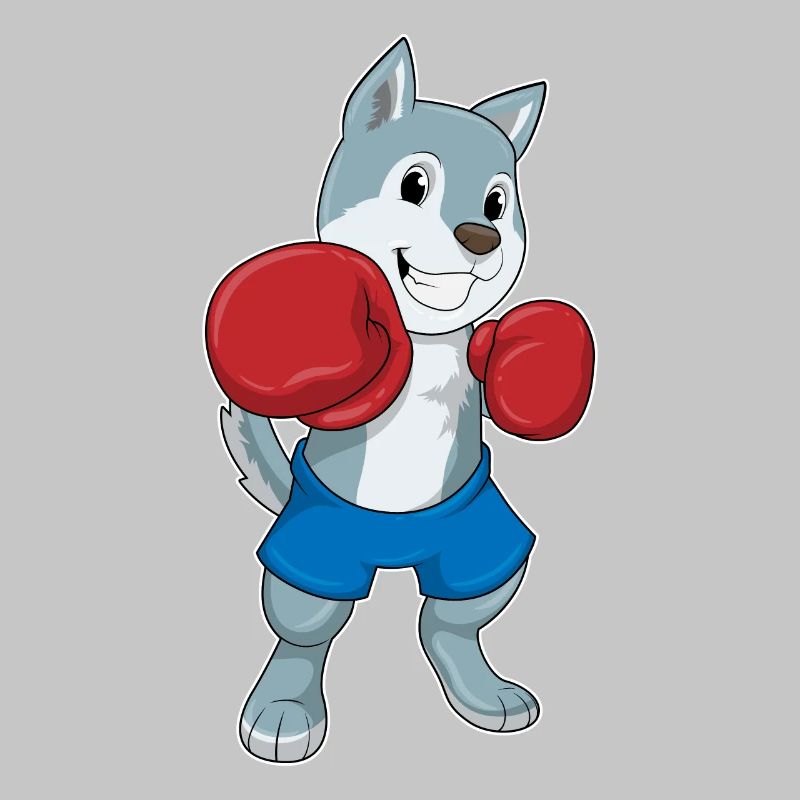 Boxer Dog Gants de boxe Boxe Boxe