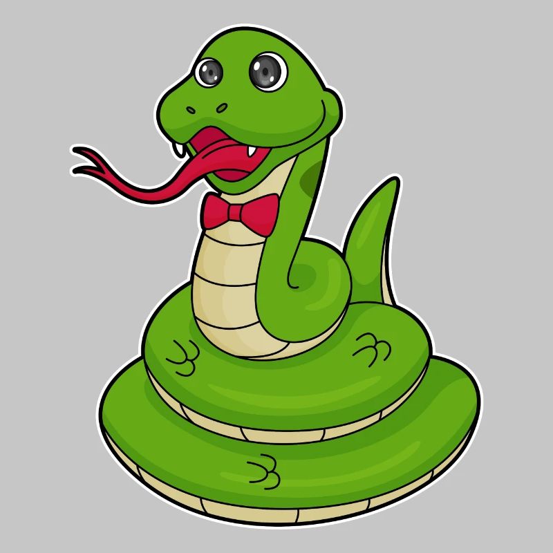 Serpent avec boucle