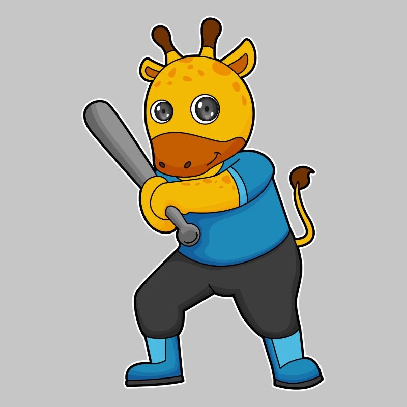 Giraffe Baseball Baseballschläger