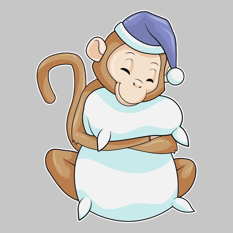 Monkey Sleeping Pillow