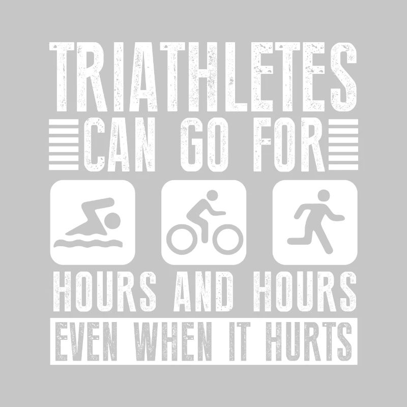 Triathletes can do triathlon for hours