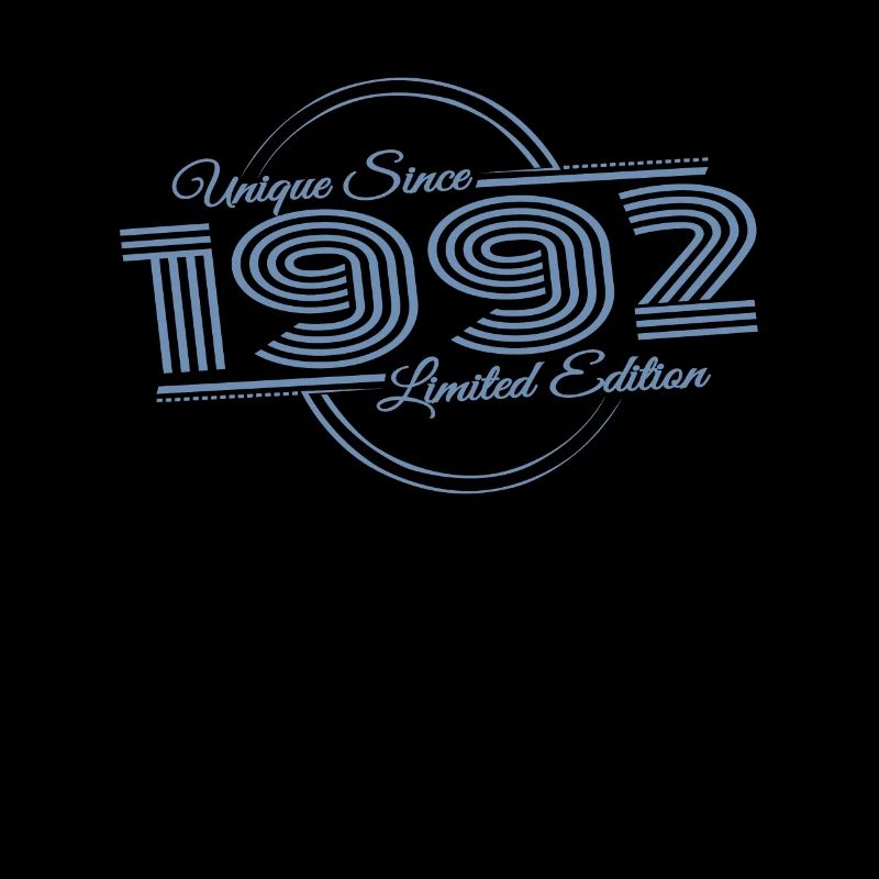 Einzigartig seit 1992 Retro Sprüche 