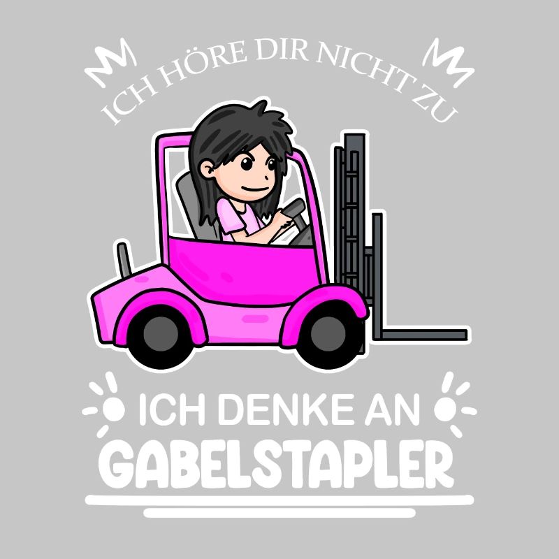 Staplerfahrerin Gabelstapler Lager Logistik Damen