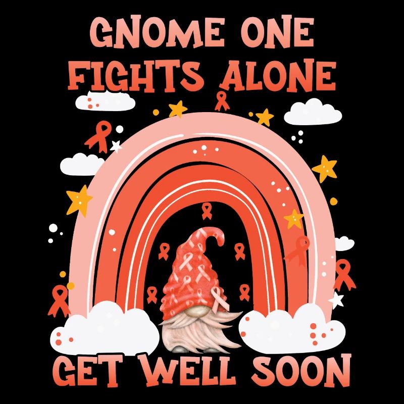 Gnome One Fights Alone Leukemia Awareness