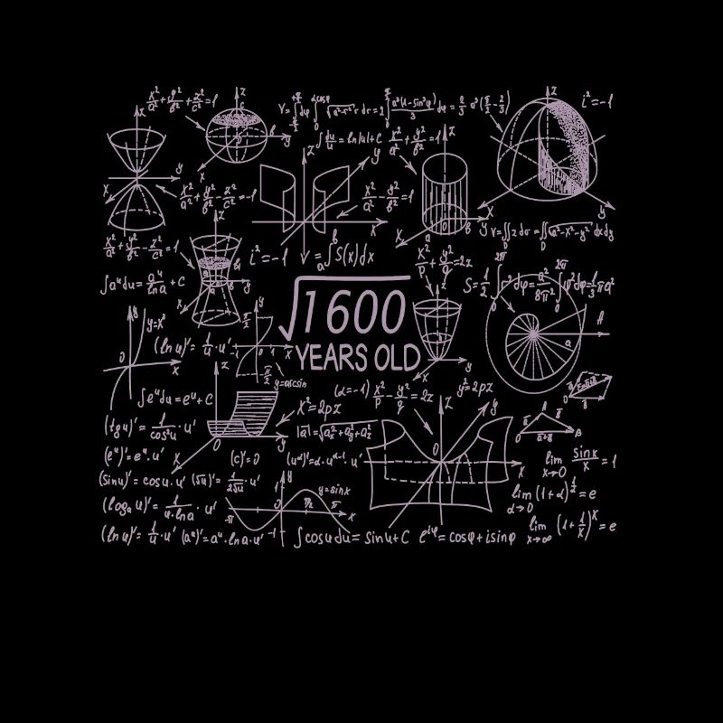 40th birthday for math teachers and math nerds