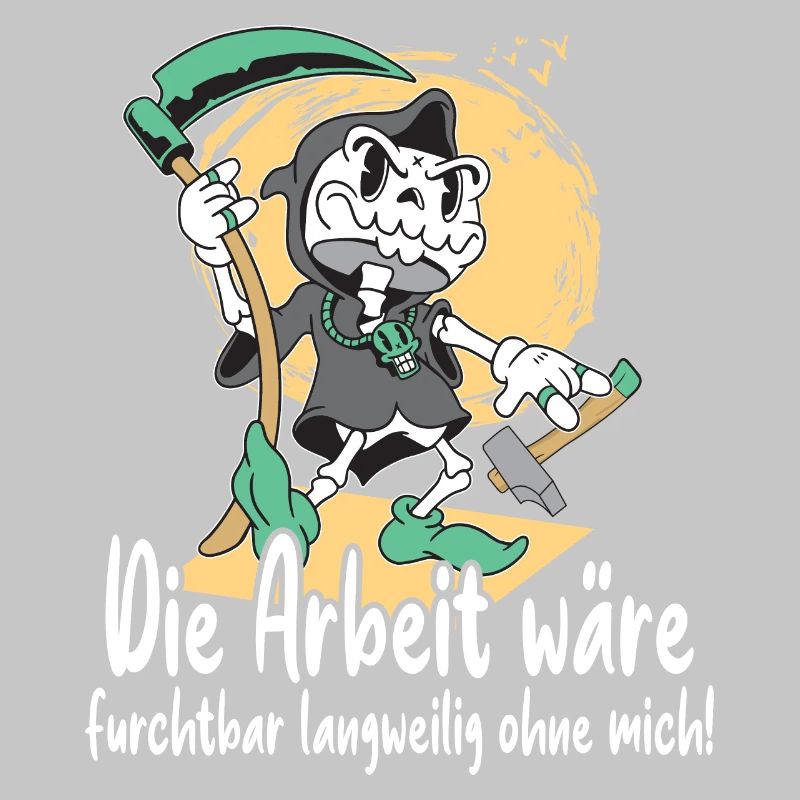 Sensenmann mit Werkzeug