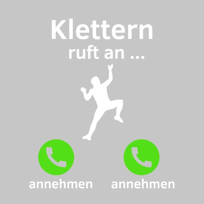 Klettern ruft an - annehmen oder annehmen?