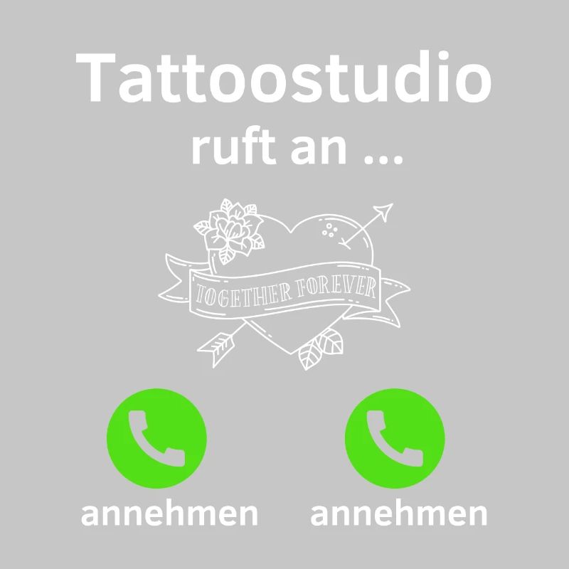 Tatoostudio ruft an - annehmen oder annehmen?