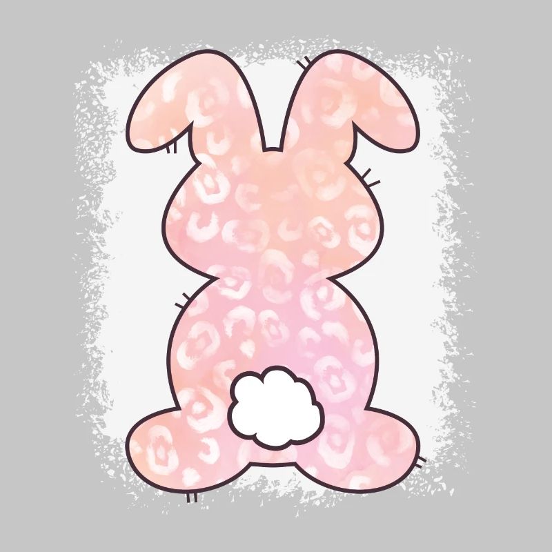 Leopard Print Bleached Easter