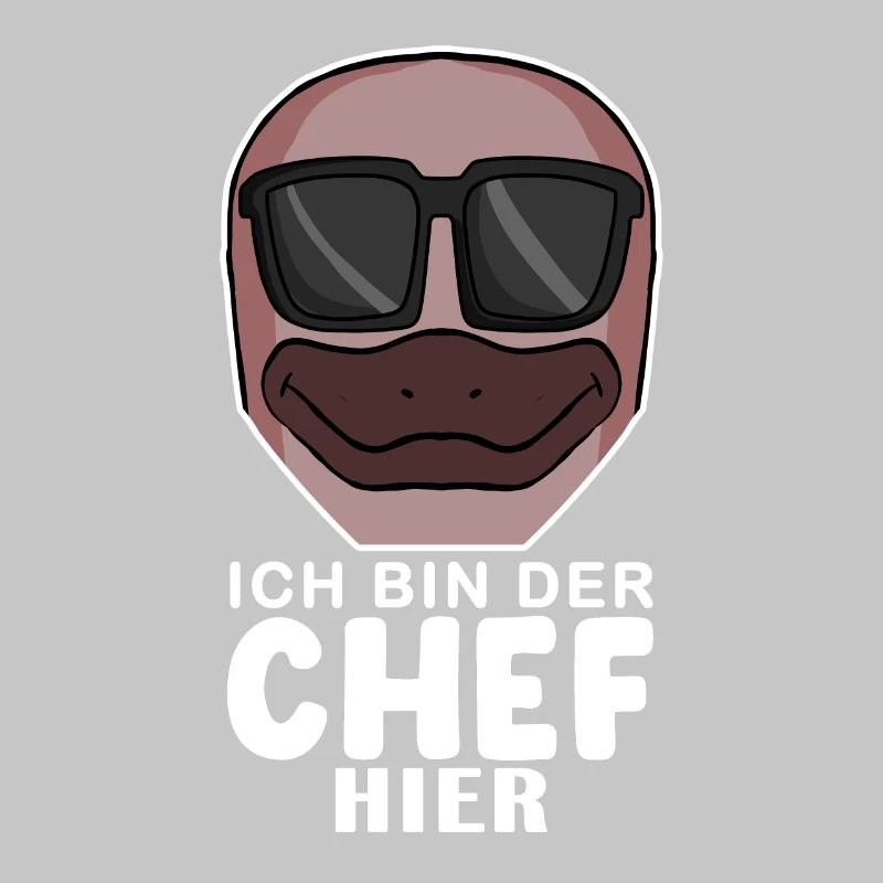 Cool Schnabeltier Chef Spruch