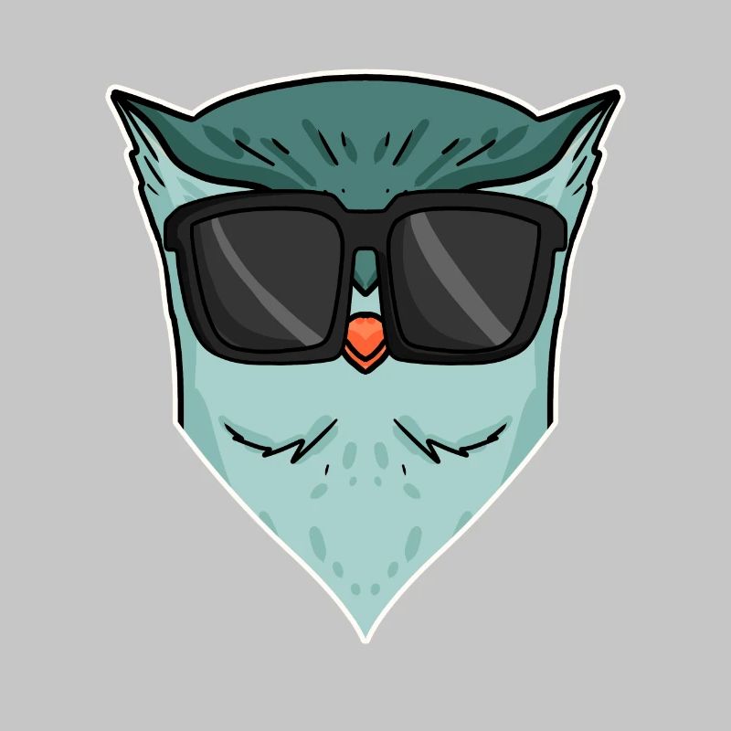 Eule mit Sonnenbrille