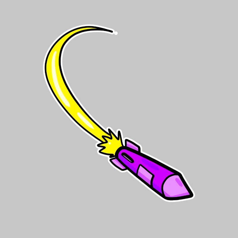 Fusée violette