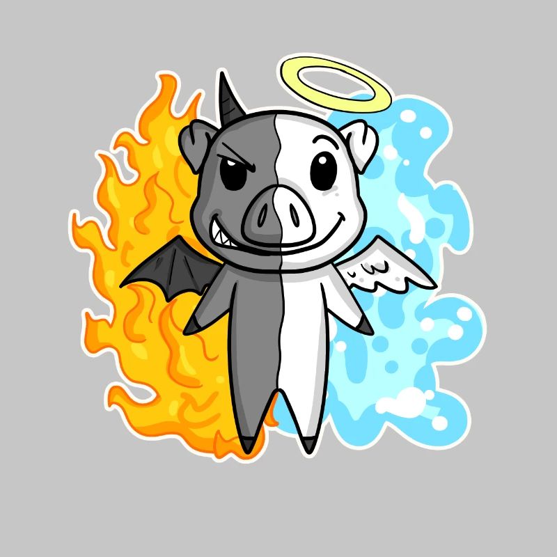 Cochon - Ange et Diable
