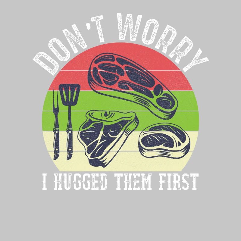 Metzger Schlachttier Fleischschneider BBQ