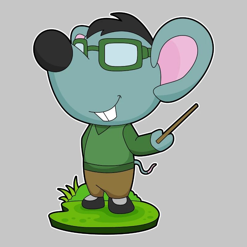 Mouse Teacher Pointer School