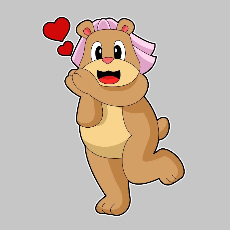Bear Bride Veil Wedding