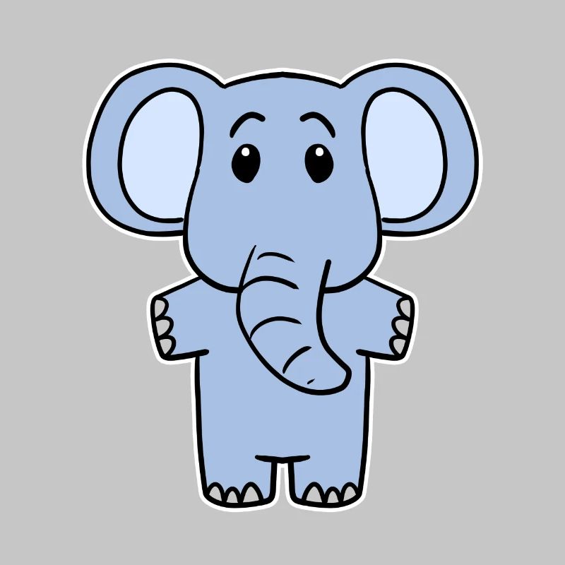 Mignon petit éléphant