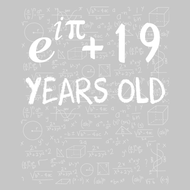 18e anniversaire 18 ans Euler Identité cadeau math