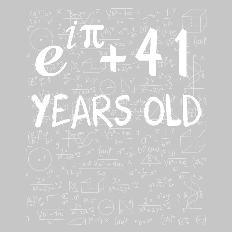 40e anniversaire 40 ans Euler Identité cadeau math