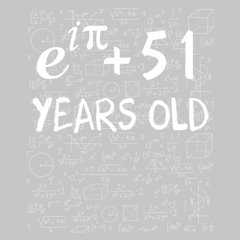 50e anniversaire 50 ans Euler Identité cadeau math