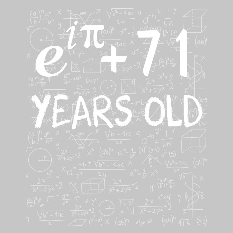 70th birthday 70 years Euler Identity math gift