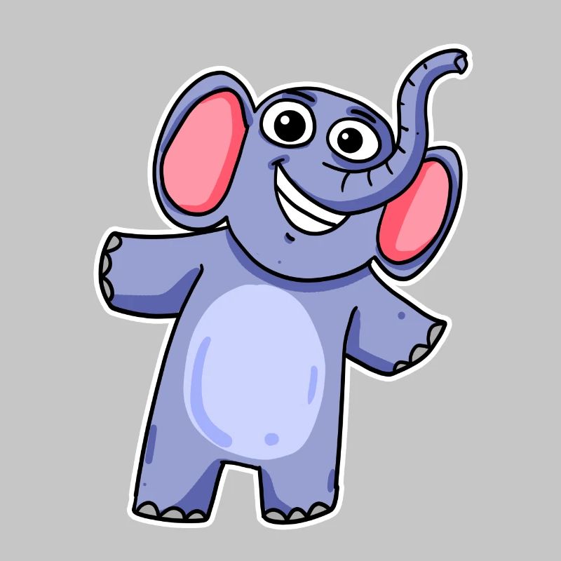 Mignon petit éléphant