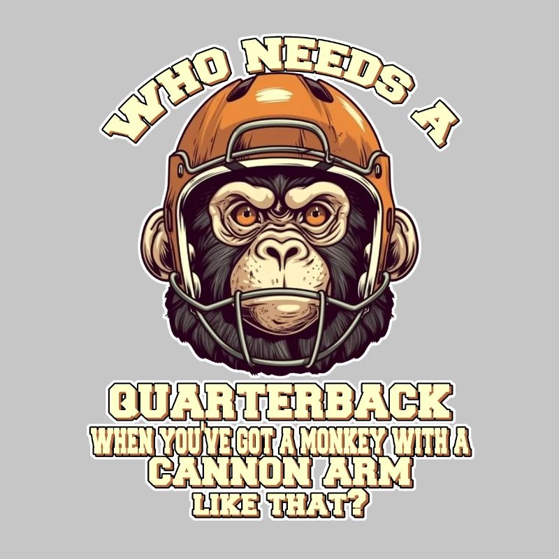 Motivating Quaterback Monkey
