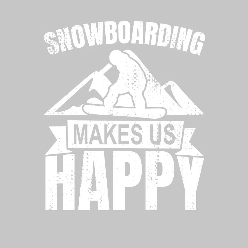 Slogan snowboard
