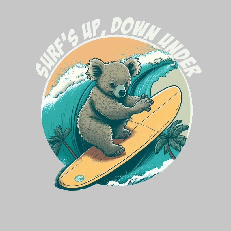 Down under surfender Koalabär